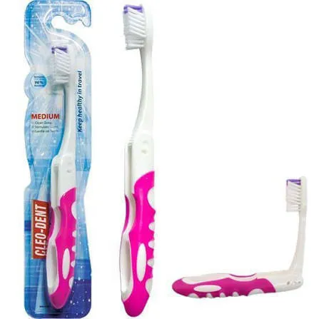 Cleo-dent travel toothbrush
