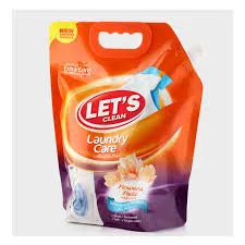 Let's laundry care flowers field
