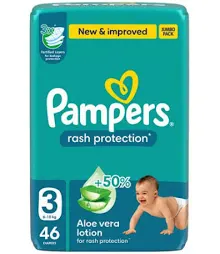 Pampers 3 (6-10)Kg 46 diapers