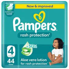 Pampers 4 (9-14)Kg 44 diapers