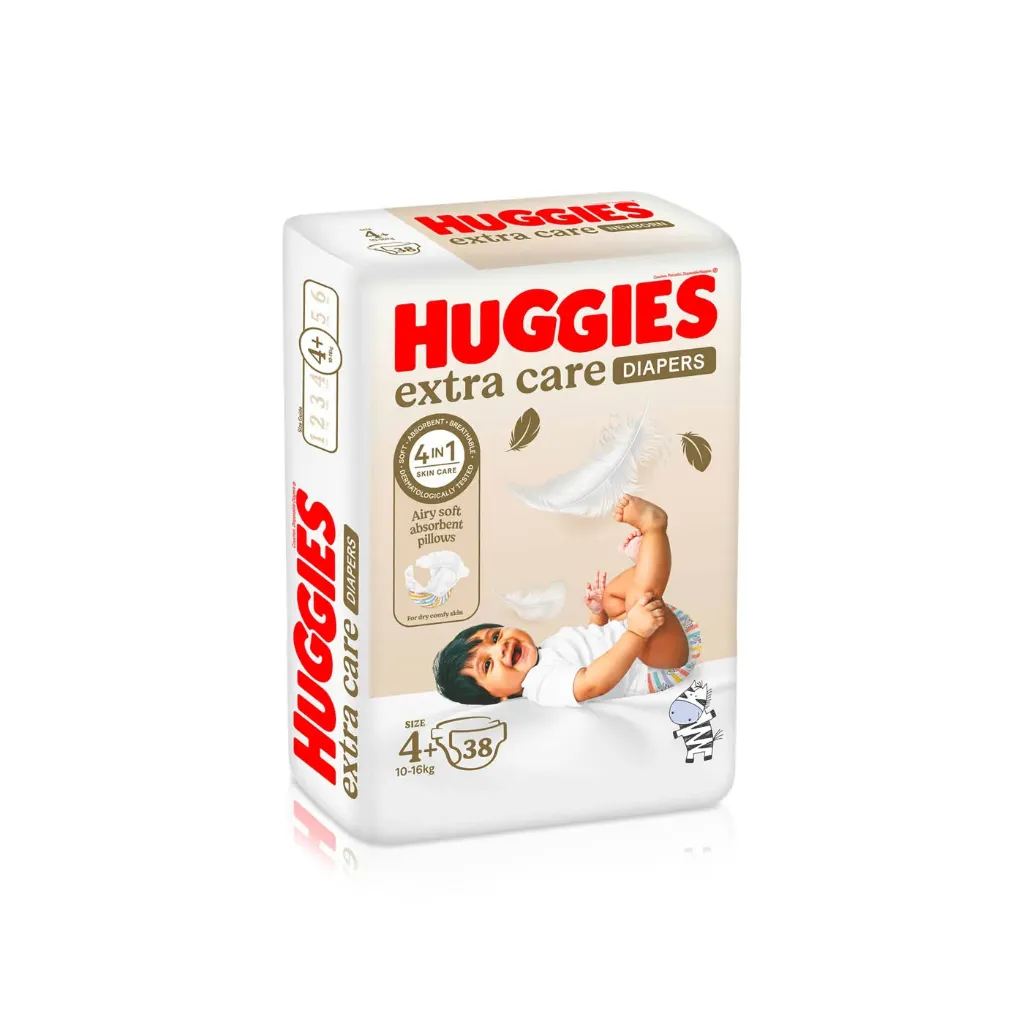 Huggies 38 extra care diapers size4