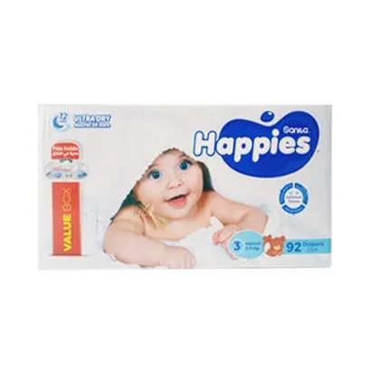 Happies size 3 value box 92 diapers