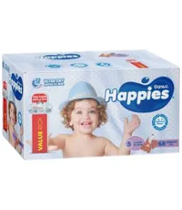Happies size 5 value box 68 diapers