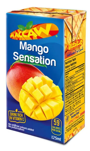 Maccaw mango sensation 125ml