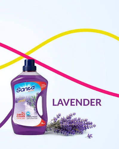 Sanita surface cleaner lavender 3L