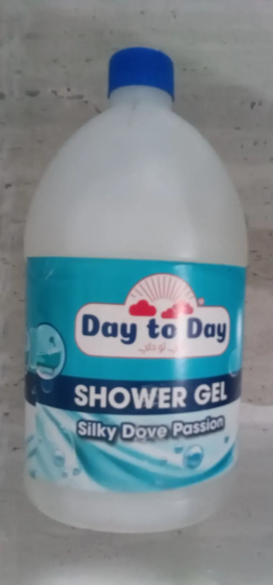 Day to day shower gel silky dove 3.8L