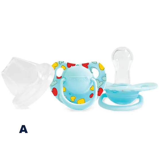 Round Nipple Silicone Pacifier 6+m