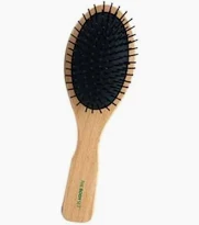 The body set oval beech hair brush