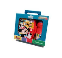 Mickey mouse lunch bag+bottle