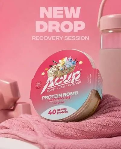 A cup birthday cake 40g protein