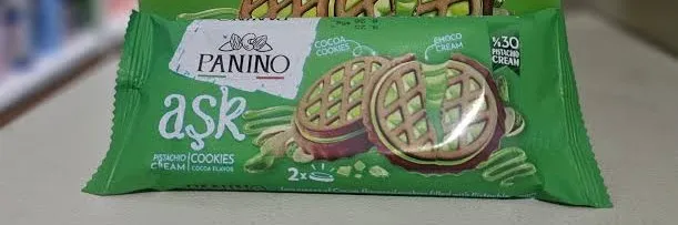 Panino ask pistachio cookies