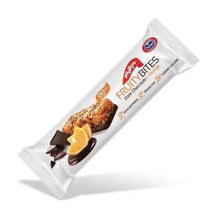 Poppins fruity bites dark chocolate and orange