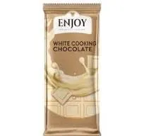 Enjoy white cooking chocolate