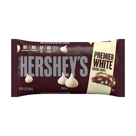 Hershey's white cream chips 340g