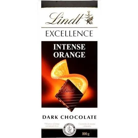 Lindt orange intense dark chocolate 100g