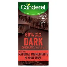 Conderel 60% dark chocolate no added sugar