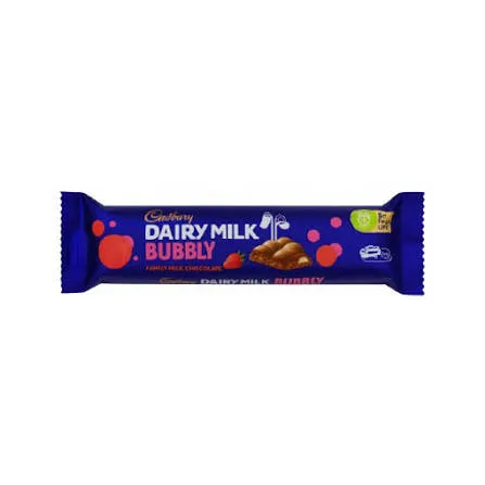 Cadbury dairy milk bubbly strawberry