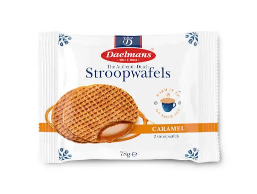 Daelmans stroopwafels caramel 2 pcs