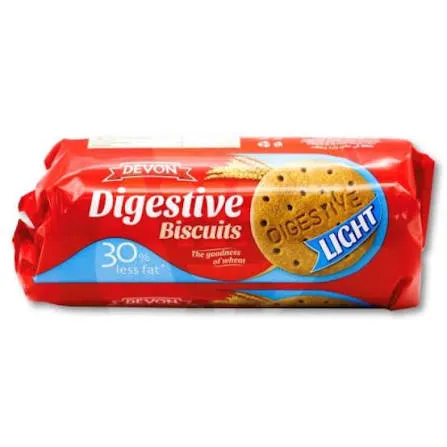 Devon digestive biscuits light