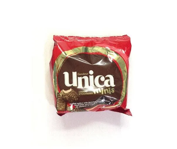 Gandour unica minis creamy strawberry