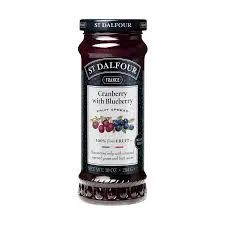 St Dalfour cranberry with blueberry jam