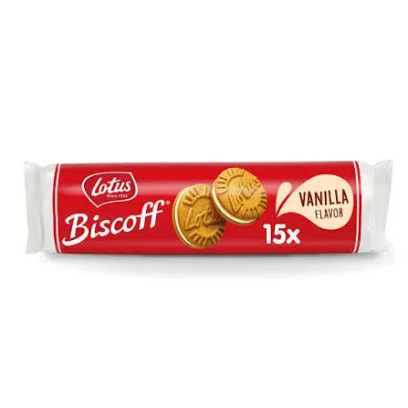Lotus biscoff vanilla flavour
