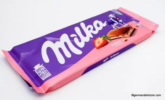 Milka strawberry 100g