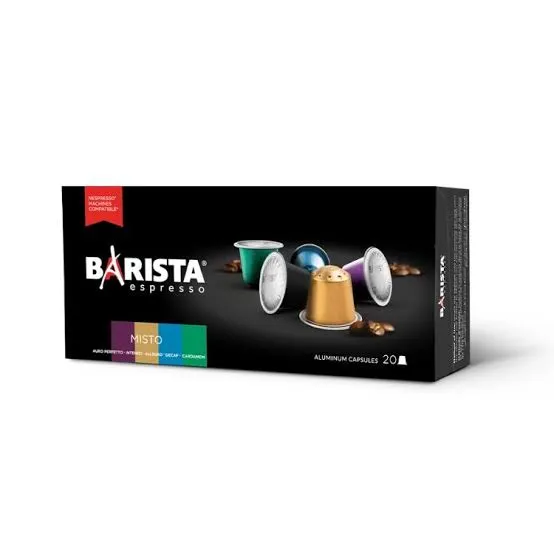 Barista espresso misto 20 aluminium capsules