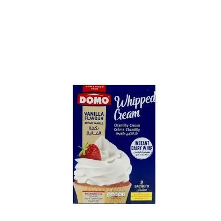 Domo whipped cream vanilla flavour