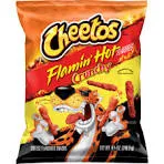 Cheetos crunchy flamin hot