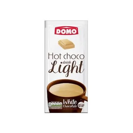 Domo light hot chocolate white chocolate