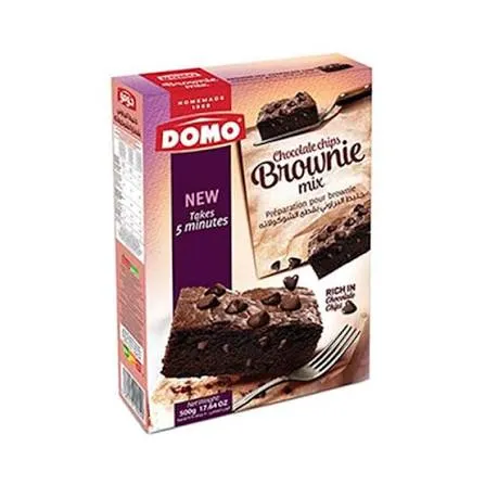 Domo chocolate chips brownie 500g