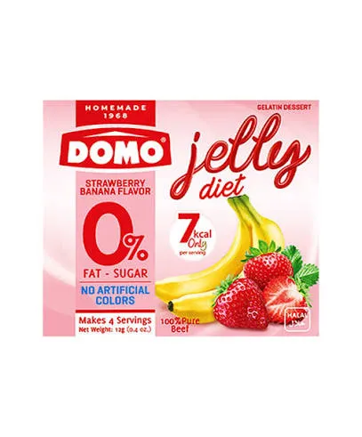Domo jelly strawberry banana diet