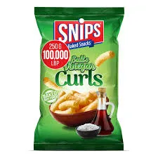 Snips salt and vinegar curls