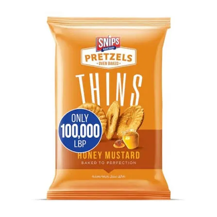 Snips pretzels honey mustard