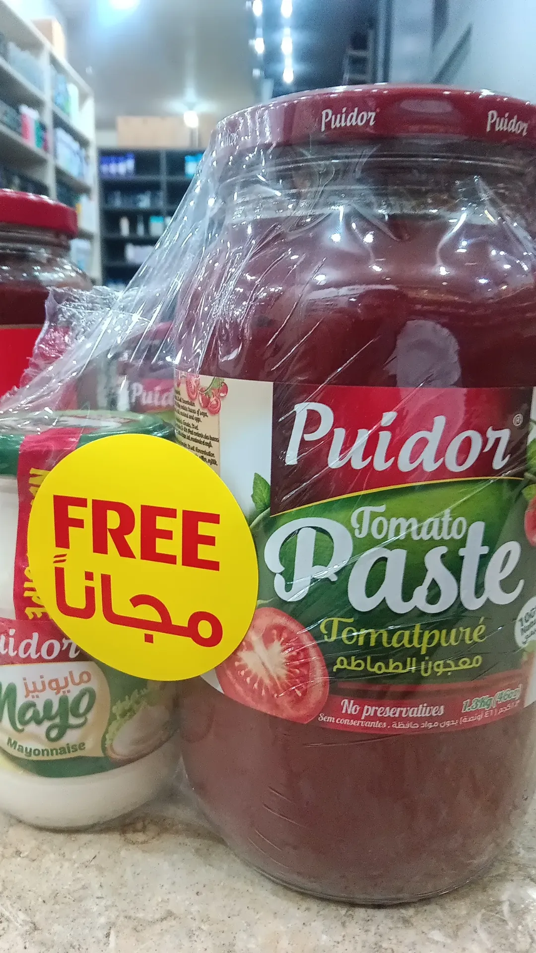 Puidor tomato paste + puidor mayo for free