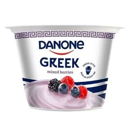 Danone greek mixed beries