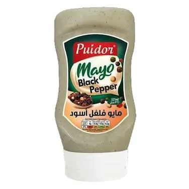 Puidor mayo black pepper 321ml