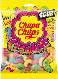Chupa chups crawlers fruit flavor gummy