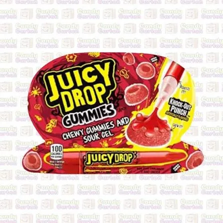 Sour drop pen jam chewy gummies
