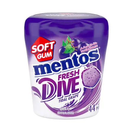 Mentos soft gum tidal grape