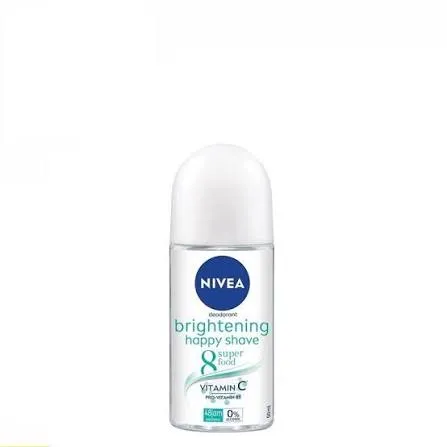 Roll on nivea deodorant brightening happy shave 50ml