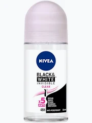 Roll on nivea black and white clear