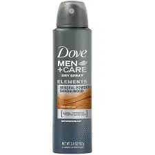 Dove deodorant mineral powder sandalwood men