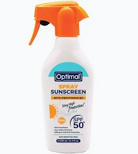 Optimal spray sunscreen very high protection