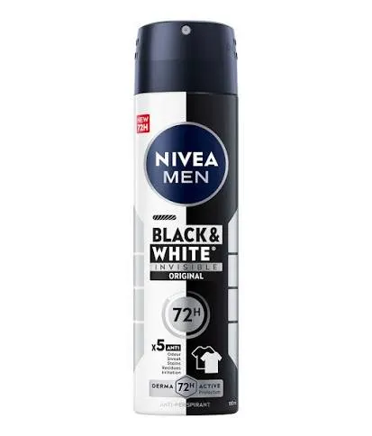 Nivea deodorant black and white original men