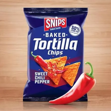 Snips tortilla chips sweet chili
