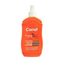Carrot sun oil carrot sun