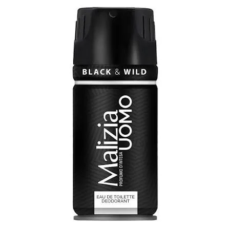 Malizia deodorant black and wild men