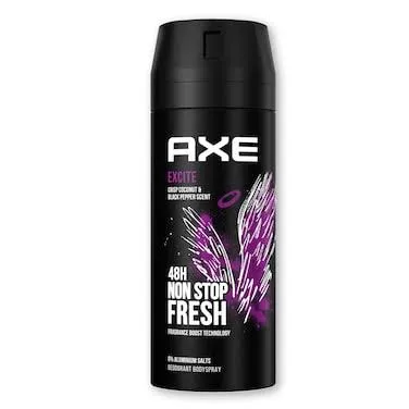 Axe deodorant excite men
